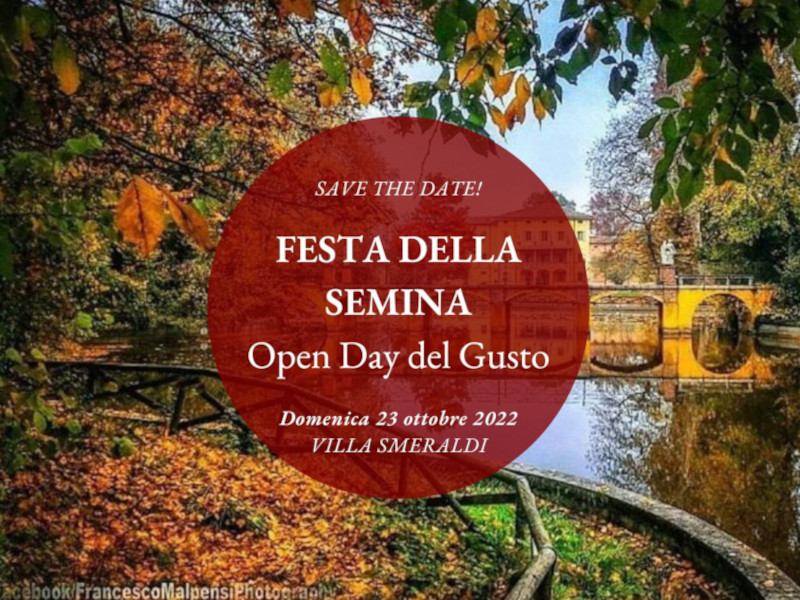 Domenica 23 ottobre Festa della Semina, Open Day del gusto Autunno