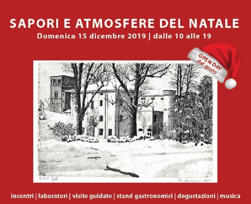 Domenica 15 dicembre Open Day del Gusto, sapori e atmosfere del Natale