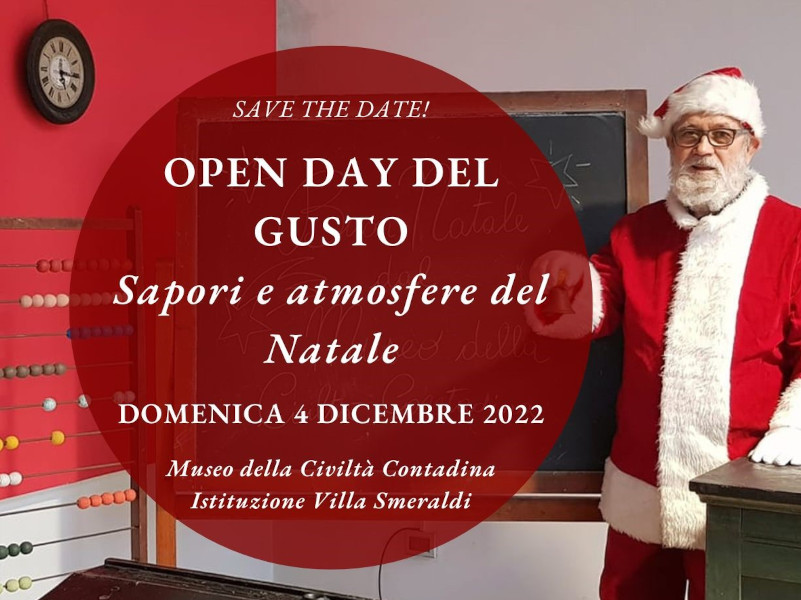 Domenica 4 dicembre "Open day del gusto - Sapori e atmosfere del Natale"