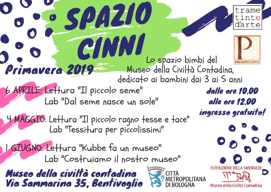 Sabato 4 maggio appuntamento con lo 'Spazio cinni'