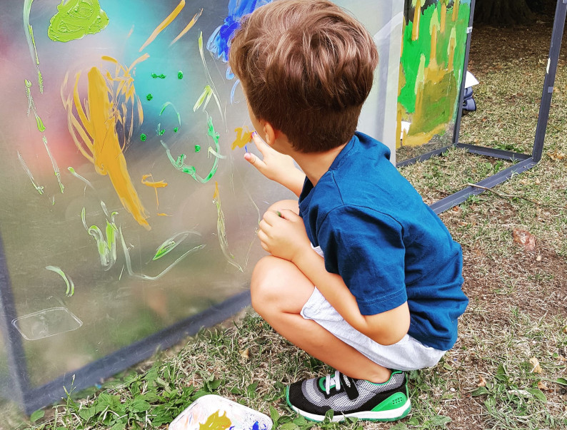 Mercoledì 14 settembre torna la pittura nel parco per bimbi dai 3 ai 10 anni