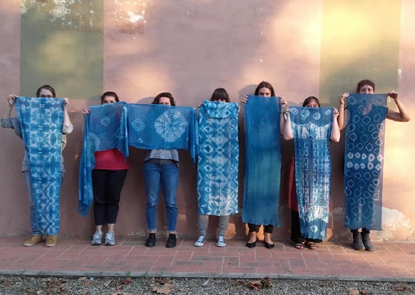 Domenica 6 settembre work-shop di tintura shibori con indaco