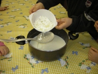 Preparazione del formaggio