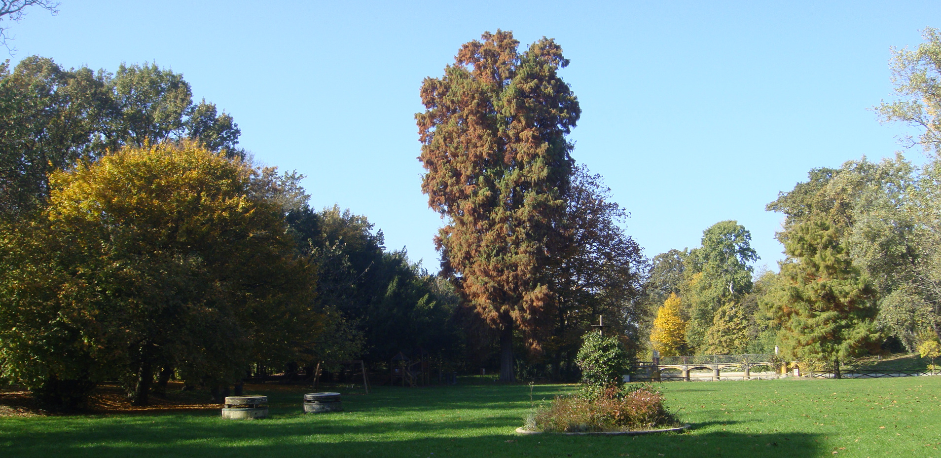 Immagine del parco di Villa Smeraldi