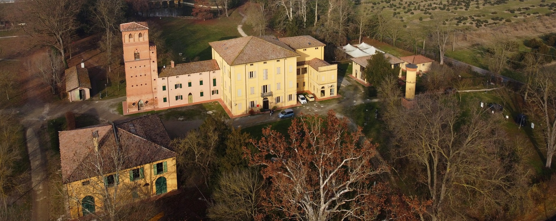 Villa Smeraldi dall'alto