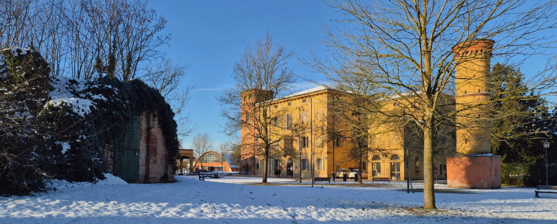 Immagine invernale di Villa Smeraldi