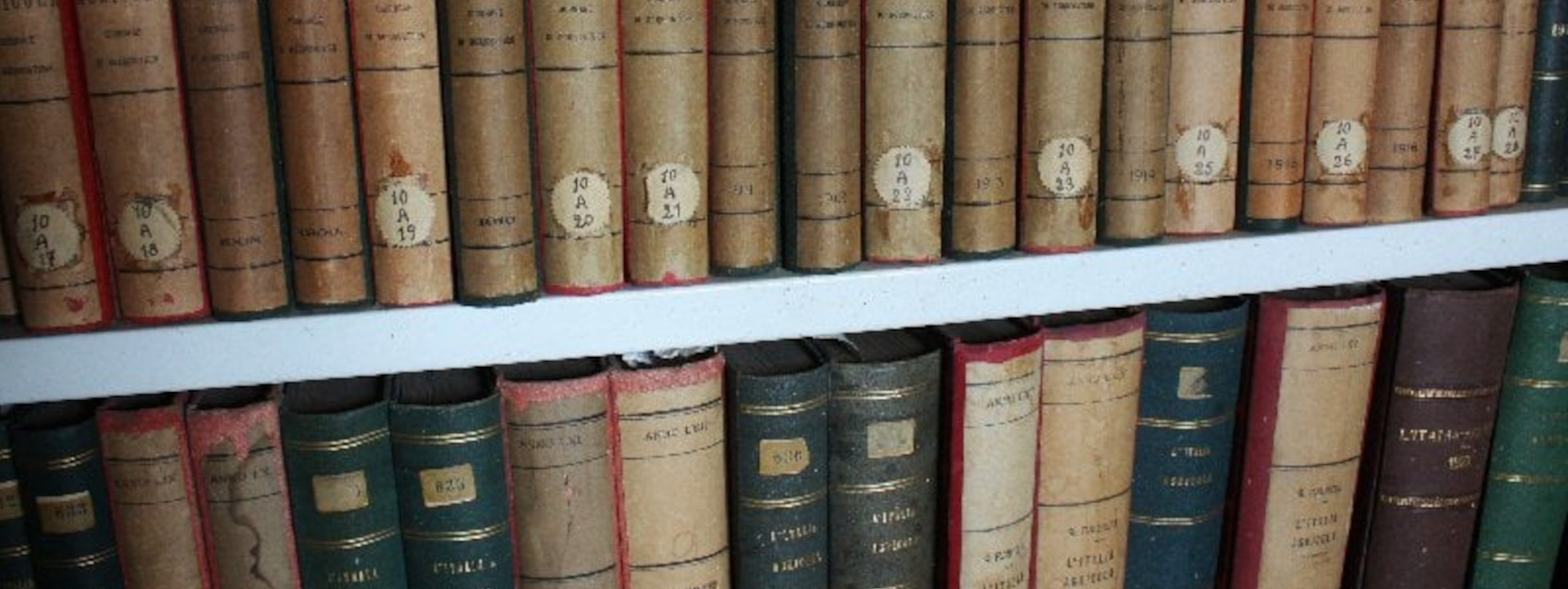 Immagine di libri sugli scaffali