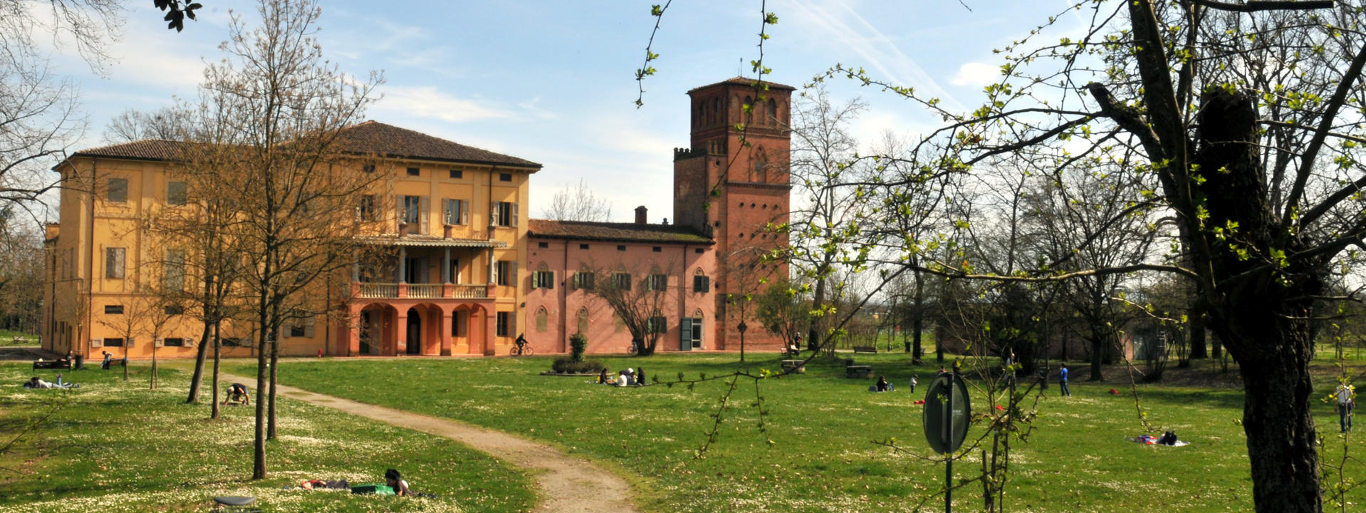 Immagine del parco di villa Smeraldi